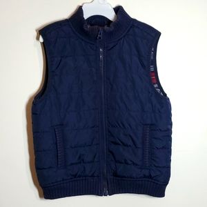 Gymboree Boy's Navy Blue Quilted Vest, Size 5T